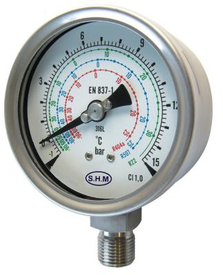 China Hydraulisches Manometer-Manometer zu verkaufen