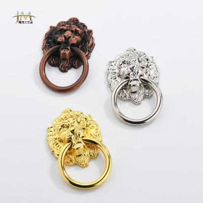 China With Screws Dresser Drawer Cupboard Cabinet Wardrobe Lion Head Pull Handle Knobs For Drawer And Furniture for sale