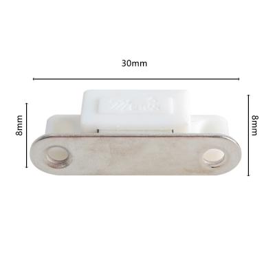 China With Screws Plastic Magnetic Wardrobe Door Drawer Cabinet Hook Door Holder 30*10Mm for sale