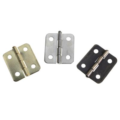 China With Screws 18*15mm Series Wood Box Sideboard Corner Antique Bronze Hinge Folding Flat Door Hinge for sale