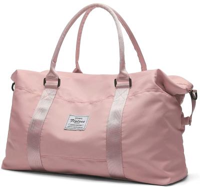 China Fashion Travel Duffel Bag Sports Tote Gym Bag Shoulder Weekender Overnight Bag For Women for sale