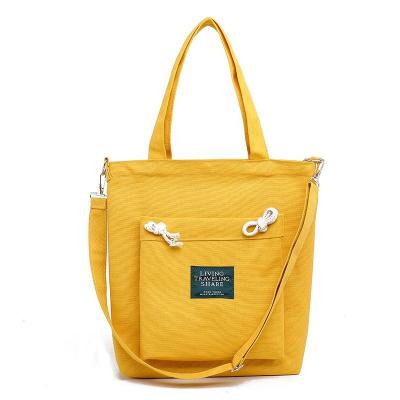 China New Ruthbag Canvas Handled Bag Printing Large Capacity Student Women's Shoulder Diagonal Package Bag for sale