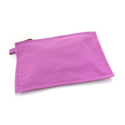 China PUNCH Bora Bora Cotton Canvas Flat Zip Pink Pouch Bag vspink Shopping Discount Cosmetic Packaging Bag for sale