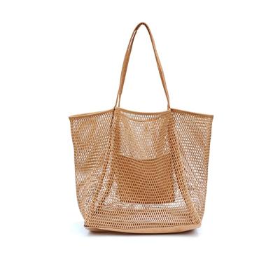 China Ruthbag Mesh Beach Tote Womens Shoulder Handbag Waterproof Bag for sale