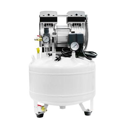 China AliGan Dental Equipment Oil Free Quiet Piston Oilless Air Compressor for Dental Chair Unit in Dentist Clinic Hospital Surgery for sale