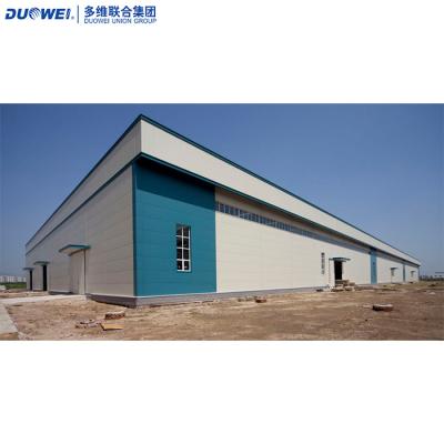 China Steel Structure Building Duowei Latest Design Light Gauge Shed Design Steel Structure for sale