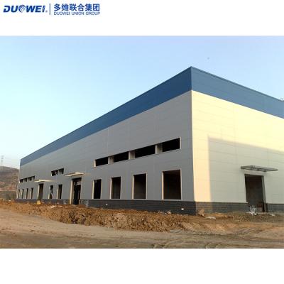 China Steel Structure Building China Supplier Duowei Two Story Steel Structure For Workshop Hall Home Plans for sale