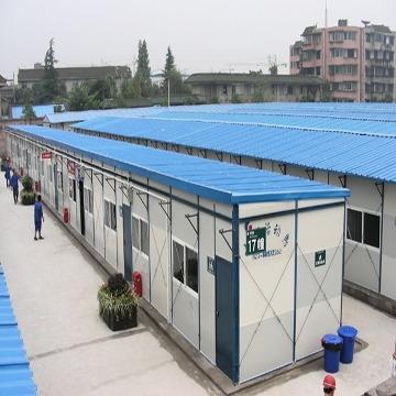 China Apartment EPS Sandwich Panel Prefab House With Two Floor for sale