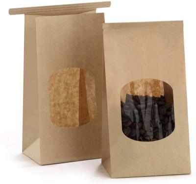 China Moisture proof paper bag for coffee and tea pe bag custom printing LOGO accept for sale