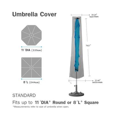 China Contemporary Hot Selling On Amazon Patio Umbrella Cover Factory Price 600D Waterproof Umbrella Cover Can Be Custom Made for sale