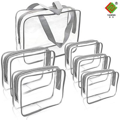 China Fashion High Quality PVC Bag Cosmetic , PVC Plastic Transparent Bag for sale