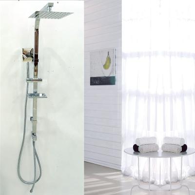 China With sliding bar high quality durable using various stainless steel bathroom accessories rain shower set showers and complete bathroom for sale