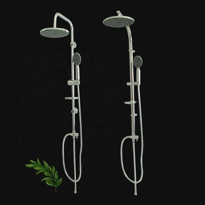 China With Slide Bar Stainless Steel Best Bathroom Shower Faucet Sets With Hand Shower for sale