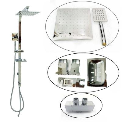 China Shower Panel Stainless Steel Bathroom Shower Set 8inch Stainless Steel Bathroom Set Viable High Quality Sanitary Main Accessory for sale