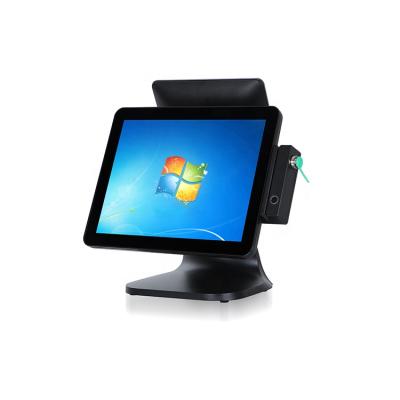 China Cash Register In Restaurants / Retail Factory Designed POS+Systems Latest POS Device Up To Touch System / Double POS / Msr Screen for sale