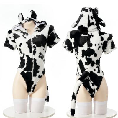 China Wholesale Other Cow Set Role Playing Costume Performance Sexy Plush Clothing One Piece for sale