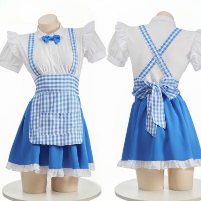 China Sexy Dacron Anime Lolita Uniform Seductive Maid Suit Anime Bocchithe Rock! Maid Attire from GotouHitori Cosplay for sale