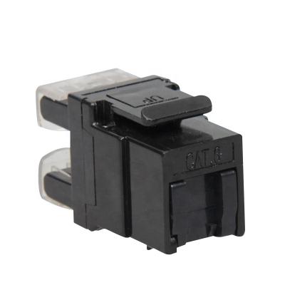 China ABS CHNOK Brand 180 Degree UTP/FTP/STP RJ45 Connector 8P8C RJ45 CAT6 Tool-Free Keystone Jack for sale