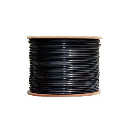 China Computer Networks Outdoor Waterproof 300M Black Cat 5e Network Cable for sale