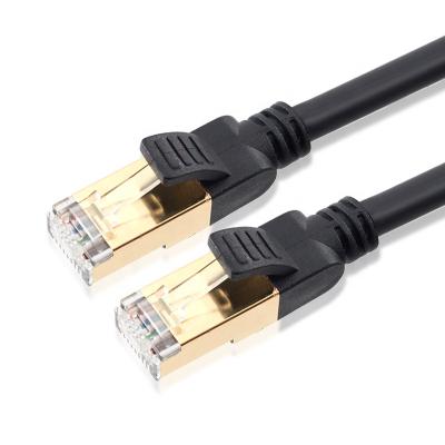 China Computer Networks 0.5M to 3M STP CAT7 Lan Cable 10 Gigabit Network Patch Cable for sale