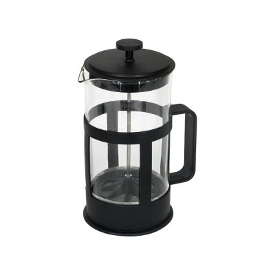 China Best Viable Selling 1L Sustanable Plastic French Press Coffee Pot High Boroilicate With Lid for sale