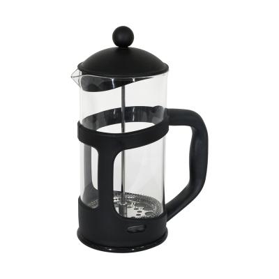 China Portable High Borosilicate Glass Coffee Press Press Coffee Maker Cafetiere French Press 1L 1 Liter for sale