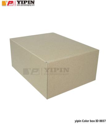 China Handmade High Quality Custom Uncoated Brown Kraft Paper Recycling Folding Gift Box for sale