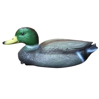 China Hunting Decoy 14 Inch Duck Float Plastic Green Main Decoys Hunting Decoy Plastic Material for sale