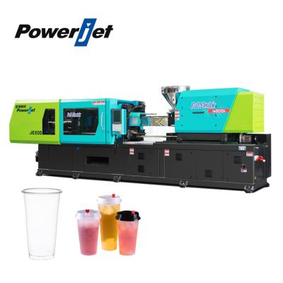 China Powerjet Servo Electric Molding Machine 150 Ton For Plastic Milk Tea Cup for sale