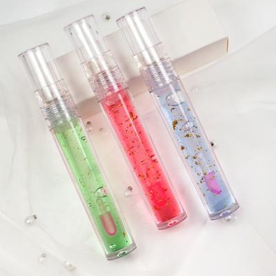 China Clear Glossy Flavor Fruit Vendor Foundation Base Gloss Fruity Transparent Lip Oil Waterproof Bulk No Label Lip Oil Private Organic Lip Gloss for sale