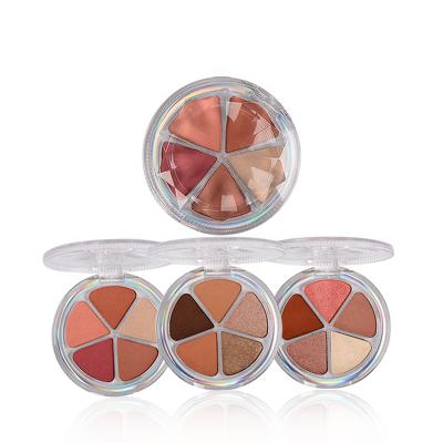 China 5 Color Waterproof Eyeshadow Vegan Matte Custom Logo / Glitter Eyeshadow Palettes No Logo for sale