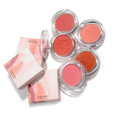 China Sunscreen Custom Plain Empty Blush Palette Packaging Private Label Makeup 10 Colors Blush Palette for sale