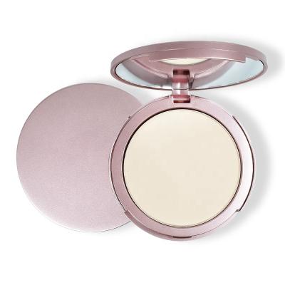 China Neutral Sunscreen Private Label Packaging Rose Gold Pressed Powder Box No Logo Pressed Powder Fix Makeup Delicate Matte Pressed Powder for sale