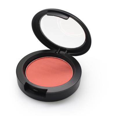 China Hot Selling Single Color Sunscreen Blush Face Cheek Pressed To Dust OEM Blusher Palette Make Your Own Private Label Makeup Blush for sale