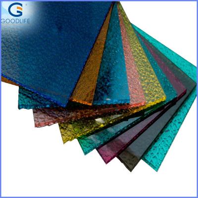 China Strong 100% Virgin Lexan Material Embossed Polycarbonate Sheet for sale