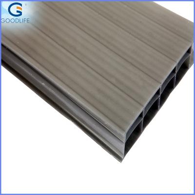 China Strong 100% Virgin Sabic Material 3 Layer Cellular Polycarbonate Sheet for sale