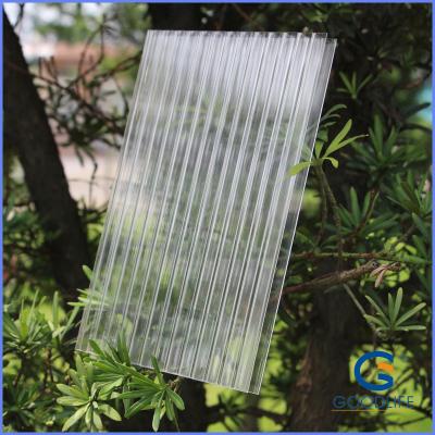 China Strong High Quality UV Risistant 4/6mm Twinwall Hollow Polycarbonate Sheet for sale