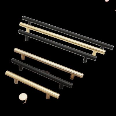 China Traditional Drawer Sideboards Door Pull Handle Matte Black Aluminum Cabinet Handles Cabinet Pulls and Knobs for sale