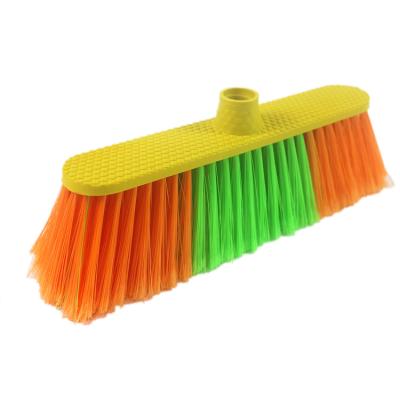 China Household Plastik Broom Brush Modern Home Cleaning Wholesale Heads for sale