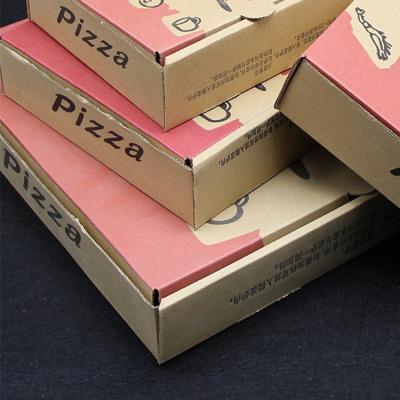 China Free Sample Materials Free Sample Reused Custom Folding Food Grade Pizza Food Grade Paper Takeout Paper Box for sale