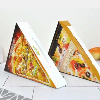 China Recycled Materials Wholesale Design Free Sample Packaging Corrugated Paper Box Corrugated Triangle Pizza Paper Box for sale