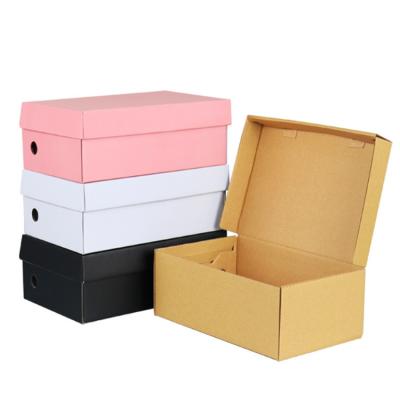 China Recycled Materials New Arrival Design Free Sample Shoes Paper Box Custom Packaging Paper Box For Shoes for sale