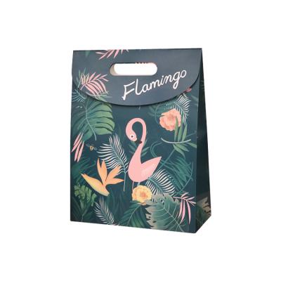 China Recycled Materials China Factory Sale No String Printing Paper Bags With Your Own Logo Customized Paper Bags With Handles for sale