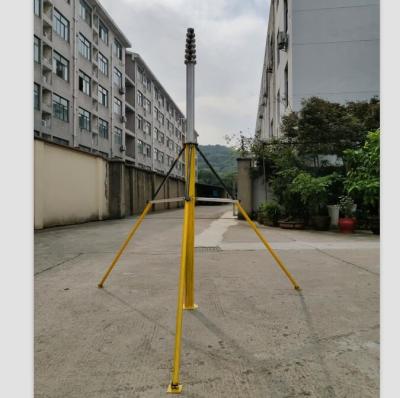 Κίνα 30 Ft Telescopic Antenna Mast Aluminum Hand Push Up 9m Antenna Mast Telescoping Mast προς πώληση