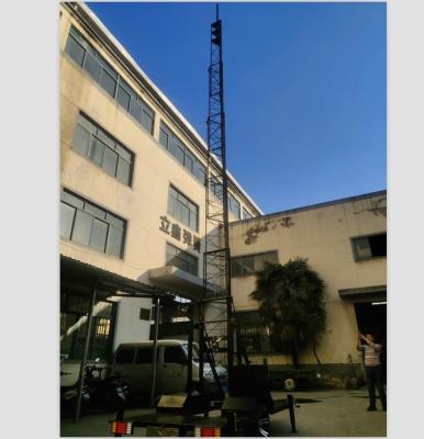 China 100ft Tower Height 30m RAPID DEPLOYMENT Trailer Tower With Shelter Cell On Wheels COW zu verkaufen