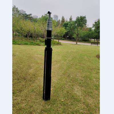 China 9m endzone  camera antenna mast telescoping pole aluminum pole zu verkaufen