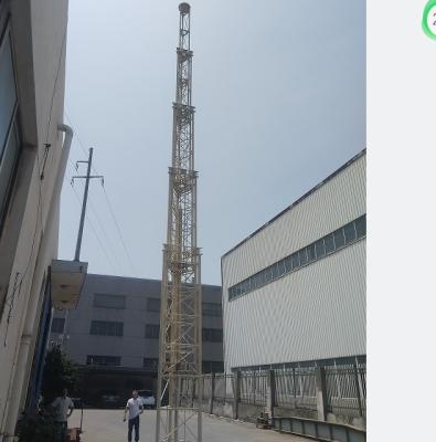 중국 Max Load 300kg 30m Portable Static Lattice Telescopic Antenna Tower 판매용