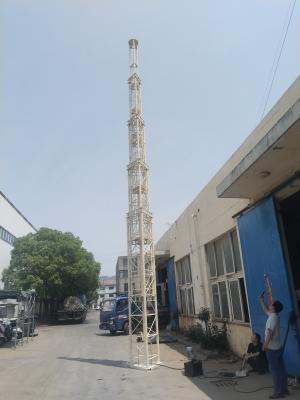 China Telescopic Unguyed Tower Steel Tower Telecopic 40m for sale