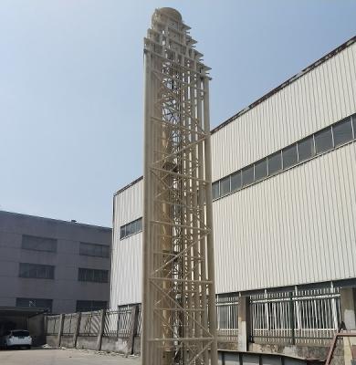 China Cell Site On Wheels Motorized Lattice Tower Portable COWs With Shelters 20m en venta