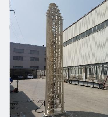 China Radio Amateur Telescopic Tower 30m 100ft Portable Static Lattice Customizable Height High Payload en venta